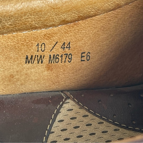 Born M6179 Men's Brown Leather Slip-On Shoes Size 10 - Picture 11 of 14